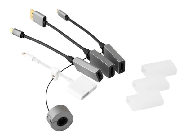 VivoLink Pro Adapter Ring - Video/lyd-adaptersett - aluminium - 4K-støtte