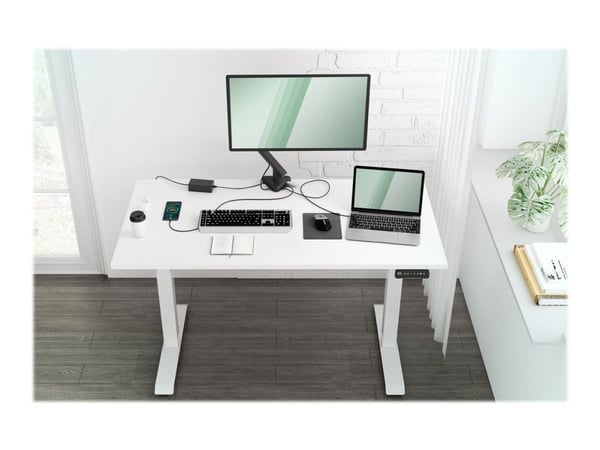 DIGITUS DA-90405 - Monteringssett (leddarm, gassfjær, dokkingstasjon, klemmesokkel) - for Skjerm - stål, aluminium, plastikk - svart - skjermstørre...