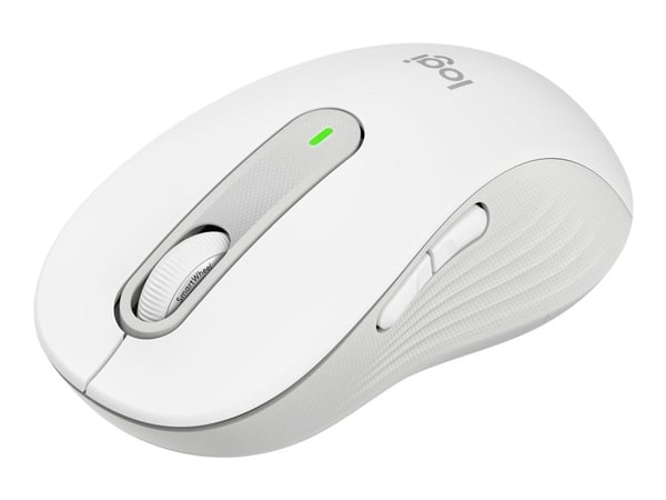 Logitech Signature M650 L for Business - Mus - høyrehendt - 5 knapper - trådløs - 2.4 GHz, Bluetooth - Logitech Logi Bolt USB-mottaker - elfenbenshvit
