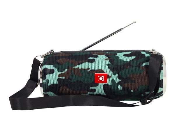 Gembird SPK-BT-17-CM - Høyttaler - for bærbar bruk - trådløs - Bluetooth 5.1 - 10 watt - camo