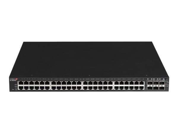 Edimax Pro GS-5654PLX - Switch - smart - 48 x 10/100/1000 (PoE+) + 6 x 10 Gigabit SFP+ (opplenke) - rackmonterbar, stasjonær - PoE+ (400 W)