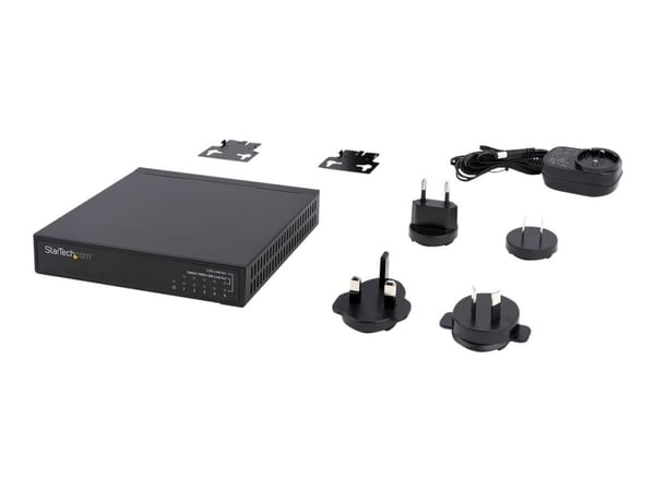 StarTech.com DS52000, Hallitsematon, 2.5G Ethernet (100/1000/2500), Täysin kaksipuolinen, Seinäkiinnitteinen