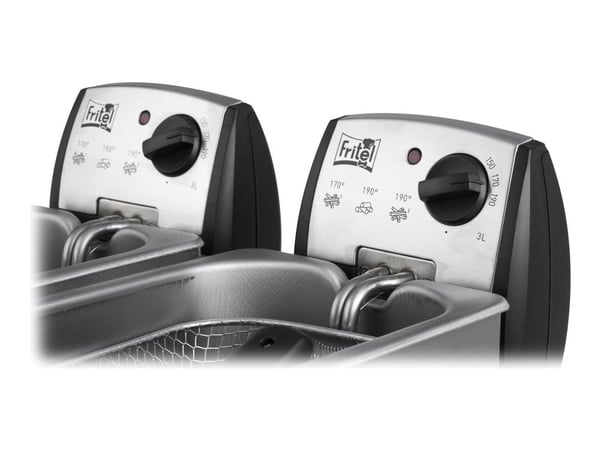 FRITEL Starter FR 1355 Duo - Frityrgryte - 6 liter - 4,4 kW - grå