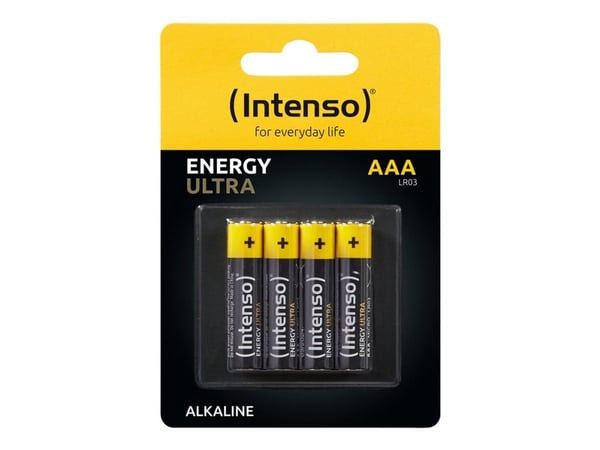 Intenso Alkaline Batterier Micro AAA 1,5V [pakke med 4]