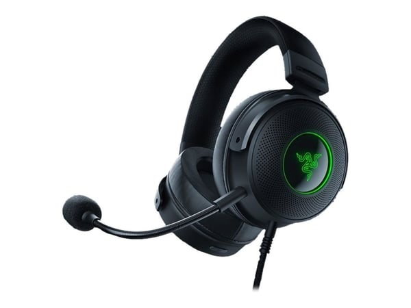 Razer Kraken V3 HyperSense - Hodesett - full størrelse - kablet - USB-A - lydisolerende