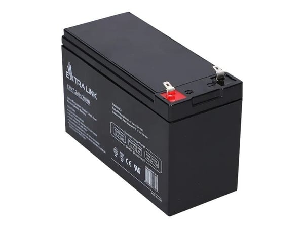 Extralink - UPS-batteri - blysyre - 7.2 Ah - svart