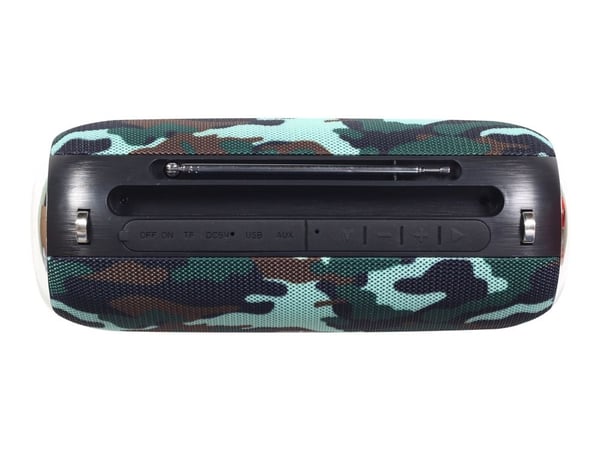 Gembird SPK-BT-17-CM - Høyttaler - for bærbar bruk - trådløs - Bluetooth 5.1 - 10 watt - camo