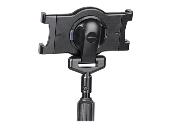 Startech Mobile Tablet Stand w/ Lockable Wheels, Height Adjustable Cart, Universal Rolling Floor Stand for Tablets from 7-11in, Portable Tablet Sta...