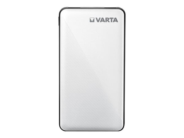 Varta Energy - Strømbank - 10000 mAh - 37 Wh - 15 watt - 3 utgangskontakter (2 x USB, USB-C)