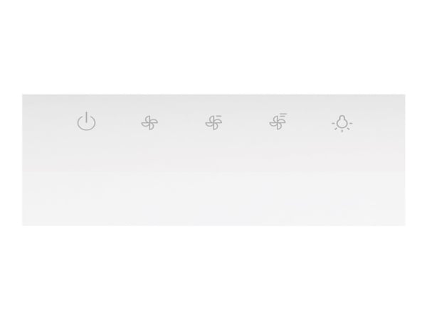 Gorenje Essential WHI649EXGW - Panser - skorsteinvinklet - bredde: 60 cm - dybde: 33.5 cm - ekstraksjon og resirkulasjon (-) - med intern motor - r...