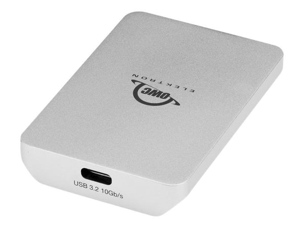 OWC Envoy Pro Elektron - SSD - 1 TB - ekstern (bærbar) - USB 3.2 (USB-C kontakt) - sølv