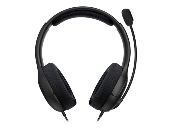 PDP Gaming LVL40 - For Nintendo Switch - headset - fullstorlek - kabelansluten - 3,5 mm kontakt - svart - för Sony PlayStation 4, Sony PlayStation ...