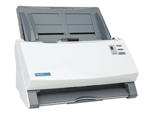 Plustek SmartOffice PS456U Plus - Dokumentskanner - Dobbel CIS - Dupleks - 216 x 5080 mm - 600 dpi x 600 dpi - inntil 80 spm (mono) / inntil 45 spm...