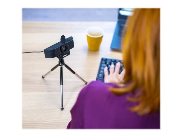 Trust Teza - Nettkamera - farge - 3840 x 2160 - 4K - fastfokal - lyd - USB 2.0