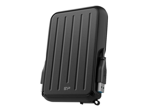 SILICON POWER Armor A66 - Hårddisk - 4 TB - extern (portabel) - USB 3.2 Gen 1 - svart/svart
