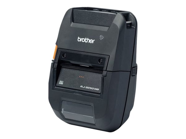 Brother RuggedJet RJ-3250WBL - Etikettskriver - direktetermisk - Rull (7,2 cm) - 203 dpi - inntil 127 mm/sek - USB-C, NFC, Bluetooth 5.0, Wi-Fi(n)