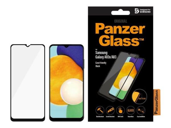 PanzerGlass™ | Skjermbeskytter - Ultra-Wide Fit | Samsung® Galaxy A03/A03s