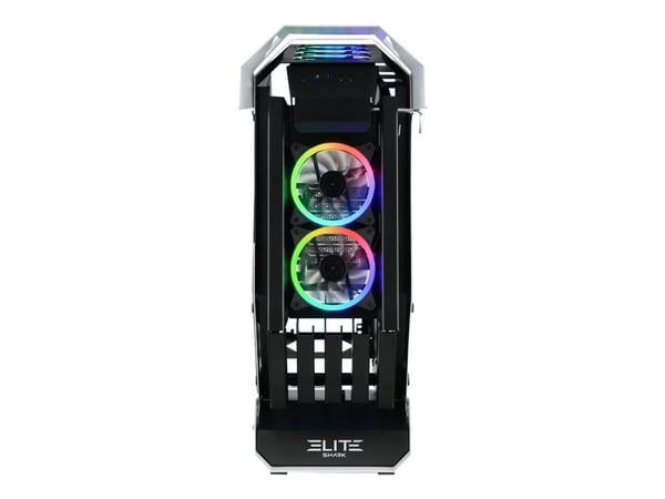 Sharkoon Elite Shark CA700 - Mid tower - ATX - sidepanel med vindu (herdet glass) - ingen strømforsyning - USB/lyd