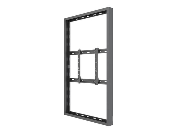 Multibrackets M Pro Series - Innhegning - lav profil - for digitalsignerings-LCD-panel - medium - låsbar - stål - svart - skjermstørrelse: 55" - ve...