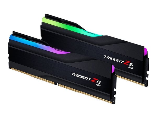 G.SKILL Trident Z5 RGB - DDR5 - sett - 32GB: 2 x 16 GB - DIMM 288-PIN - 6400 MHz - CL32 (32-39-39-102) - 1,40 V - ikke bufret - ikke-ECC