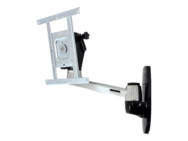 Ergotron LX HD Wall Mount Swing Arm - Monteringssett (svingarm) - for TV - aluminium - skjermstørrelse: up to 49" - veggmonterbar