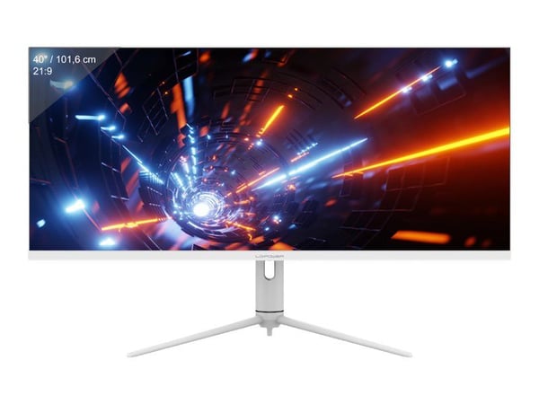 LC Power LC-M40-UWQHD-144 - LED-skjerm - 40" - 3440 x 1440 UWQHD @ 144 Hz - ADS-IPS - 400 cd/m² - 1200:1 - HDR600 - 4 ms - 2xHDMI, DisplayPort, USB...