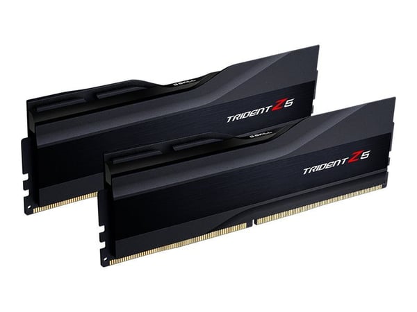 G.Skill Trident Z5 - DDR5 - sett - 32 GB: 2 x 16 GB - DIMM 288-pin - 6000 MT/s / PC5-48000 - CL36 - 1.35 V - ikke-bufret - ikke-ECC - matt svart