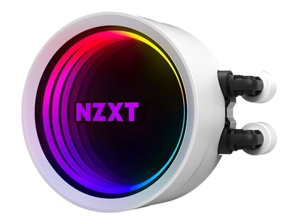 NZXT Kraken X63 White Edition - Vätskekylningssystem för processorer - (för: LGA1156, LGA1366, LGA1155, LGA2011, LGA1150, LGA2011-3, LGA1151, AM4, ...