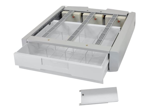 Ergotron StyleView Supplemental Storage Drawer, Single - Lagringsboks - gråhvit - vognmonterbar