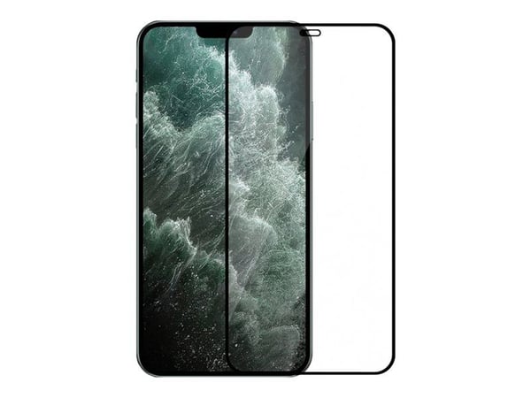 Insmat Brilliant - Skjermbeskyttelse for mobiltelefon - glass - rammefarge svart - for Apple iPhone 12 mini