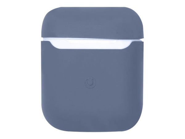 eSTUFF Silicone Case - Fodral för trådlösa hörlurar - silikon - midnattsblå - för Apple AirPods (1:a generation, 2a generation)