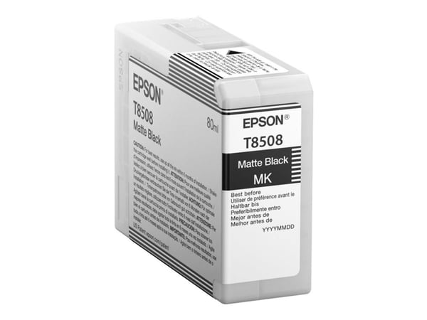 Epson Singlepack Matte Black T850800, Väriainepohjainen muste, 80 ml, 1 kpl