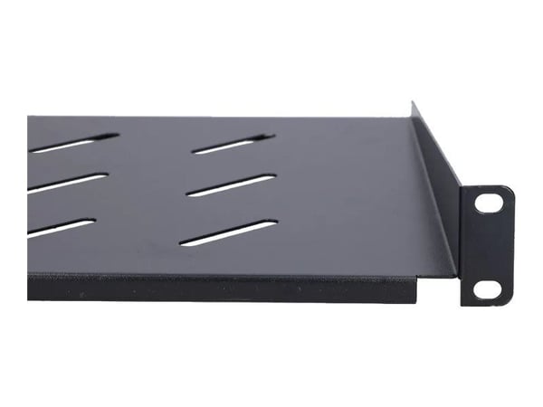 Extralink - Rack-hylle - 350 mm - svart - 1U - 19"