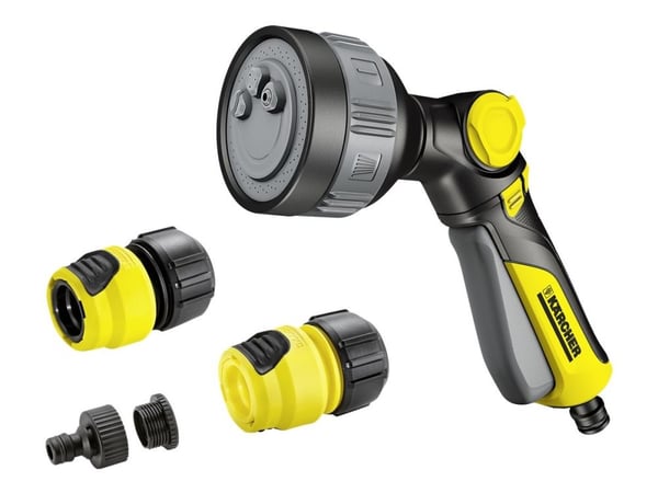 Kärcher Plus - Sprøytepistol - 4 deler - med vannstopp - passer til 13 mm (1/2"), 15 mm (5/8"), 19 mm (3/4") slanger