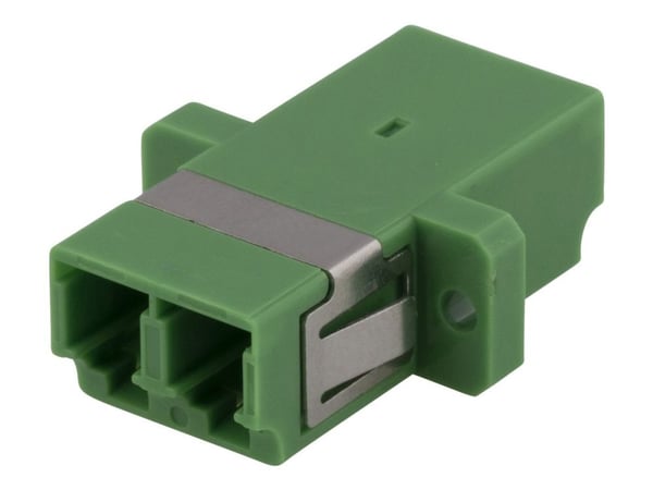 DELTACO FBP-1067 - Fiberparingshylse med fjærklemme - LC SM X 2 - grønn