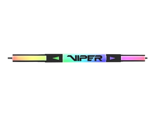 Patriot Extreme Performance Viper Steel RGB - DDR4 - modul - 8 GB - DIMM 288-pin - 3200 MT/s / PC4-25600 - CL18 - 1.35 V - ikke-bufret - ikke-ECC -...