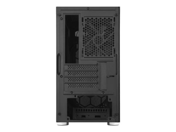 SilverStone FARA H1M - Mikro - micro ATX - genomskinlig sidopanel (härdat glas) - ingen strömförsörjning (ATX / PS/2) - svart - USB/ljud