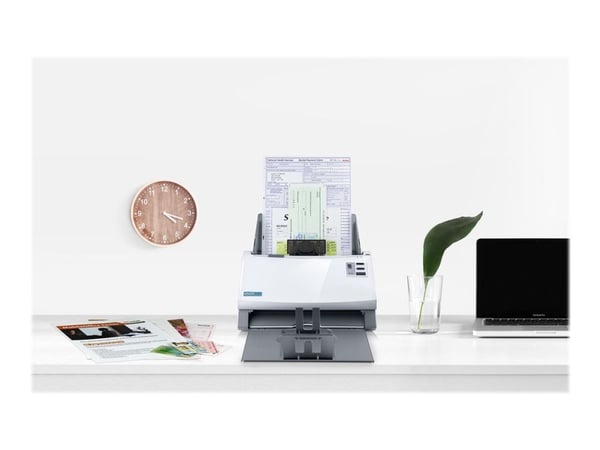 Plustek SmartOffice PS456U Plus - Dokumentskanner - Dobbel CIS - Dupleks - 216 x 5080 mm - 600 dpi x 600 dpi - inntil 80 spm (mono) / inntil 45 spm...