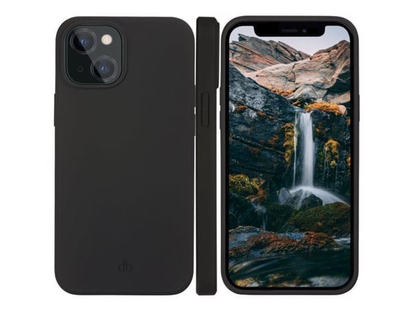 dbramante1928 Greenland - Baksidedeksel for mobiltelefon - snappfeste - 100 % resirkulert plast - nattsvart - for Apple iPhone 13