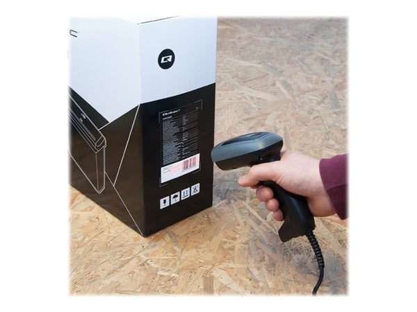 Qoltec - Strekkodeskanner - håndholdt - 2D-bildefremviser - 150 skann/sek - dekodet - USB