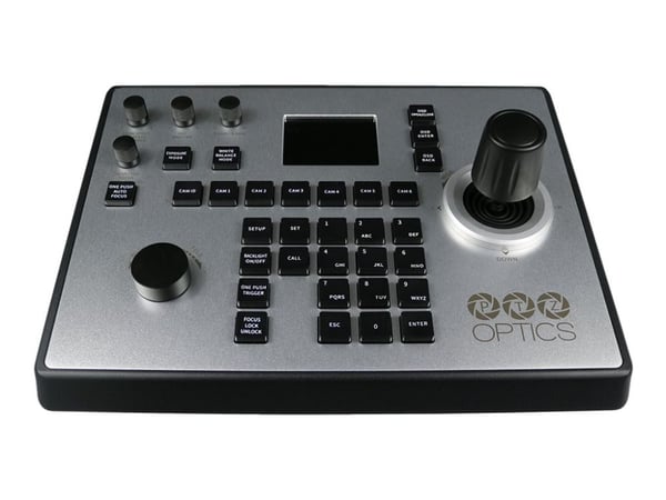 PTZOptics - Fjernstyring for CCTV-kamera - display - LCD - kabel