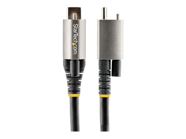 StarTech 3ft 1m Top Screw Locking USB C Cable 10Gbps, USB 3.1/3.2 Gen 2 Type-C Cable, 100W (5A) Power Delivery Charging, DP Alt Mode, Single Screw ...