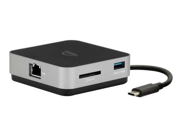 OWC Travel Dock E - Minidock - USB-C 3.2 Gen 1 / Thunderbolt 3 - HDMI - GigE