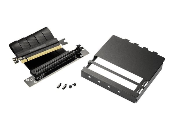Sharkoon - PCI Express x16-kabel - PCI Express (hunn) vinklet til PCI Express (hann) - PCIe 3.0 - 11.5 cm - riser - for Sharkoon MS-Y1000, MS-Z1000