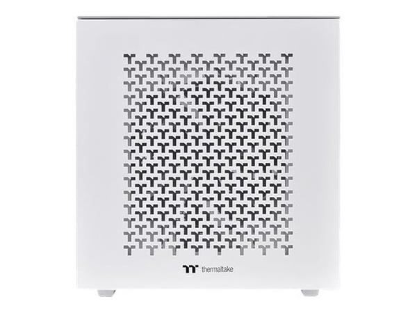Thermaltake Divider 200 TG Air Snow - Micro case - micro ATX - sidepanel med vindu (herdet glass) - ingen strømforsyning (PS/2) - hvit - USB/lyd