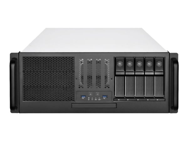 SilverStone RM41-H08 - Kan monteras i rack - 4U - SSI CEB - SATA/SAS - ingen strömförsörjning (ATX / PS/2) - USB