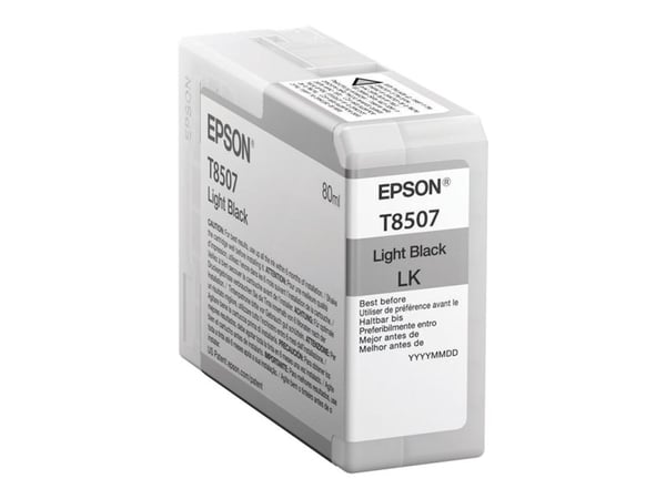 Epson Singlepack Light Black T850700, Väriainepohjainen muste, 80 ml, 1 kpl