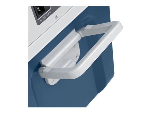 Mobicool MCF32 - Bärbart kylskåp - bredd: 58.4 cm - djup: 36.5 cm - höjd: 40.7 cm - 31 liter - Klass D - blå