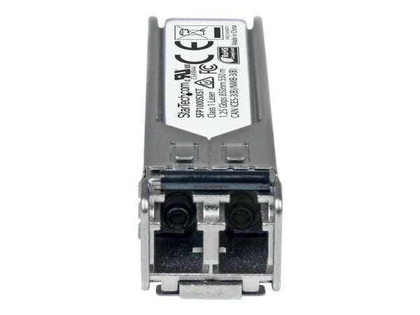 Startech MSA Uncoded Compatible SFP Module, 1000BASE-SX, 1GbE Multi Mode (MMF) Fiber Optic Transceiver, 1GE Gigabit Ethernet SFP, LC Connector, 550...