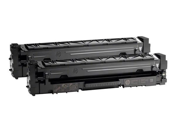HP 201X alkuperäinen riittoisa musta LaserJet- värikasetti, kaksoispakkaus, 5600 sivua, Musta, 2 kpl